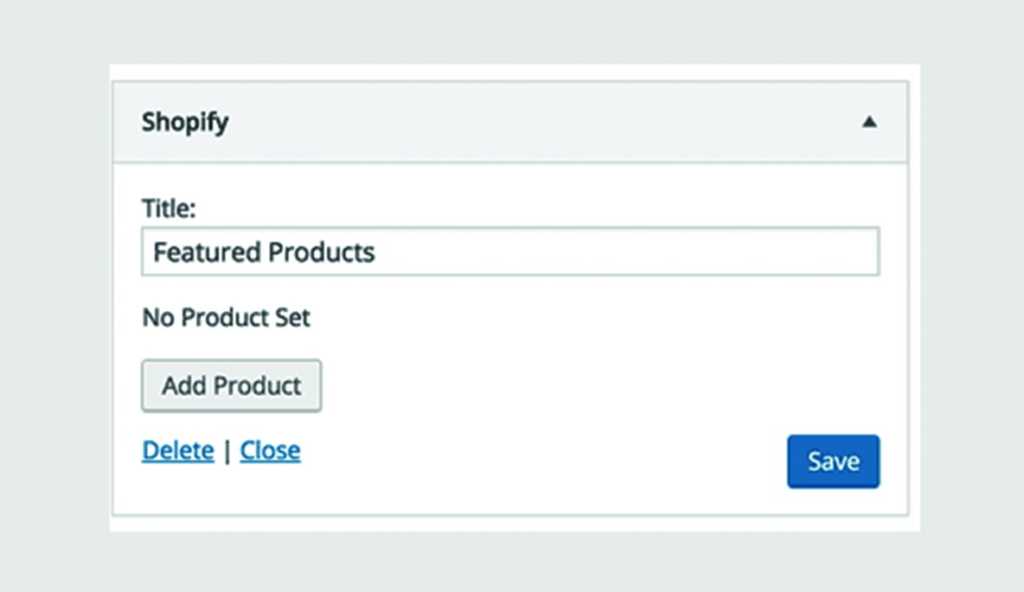 Wordpress Shopify eCommerce Plugin