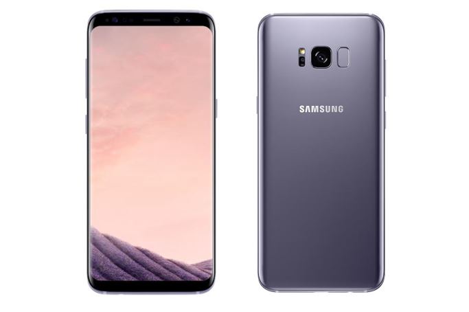 Galaxy S8 and Galaxy S8+, in an orchid Gray colour w
