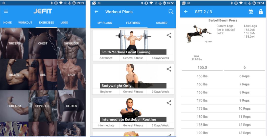 Best workout log app