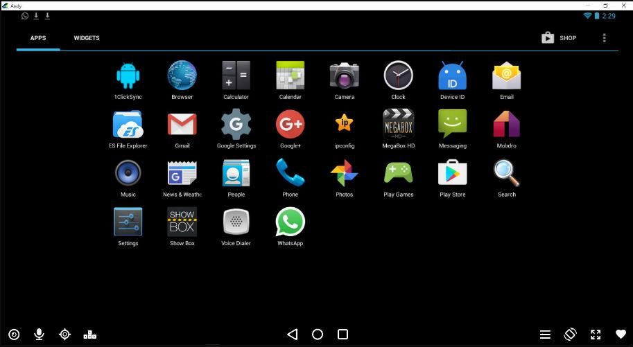 emulator preview of android phones for mac