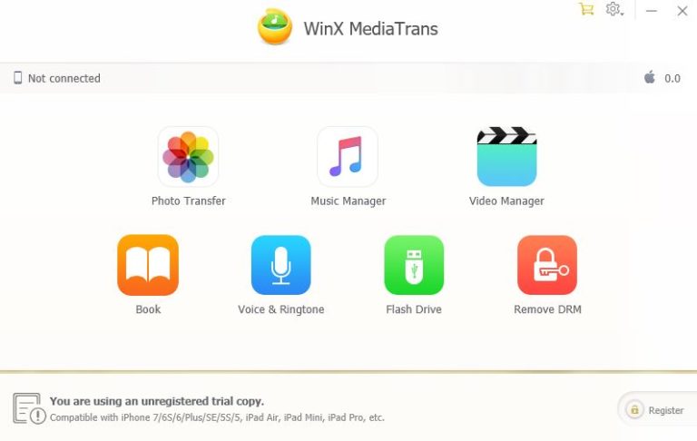 WINX mediatrans iphone data transfer through windows