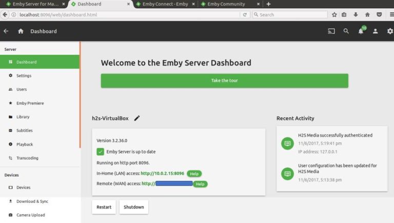 emby server ubuntu