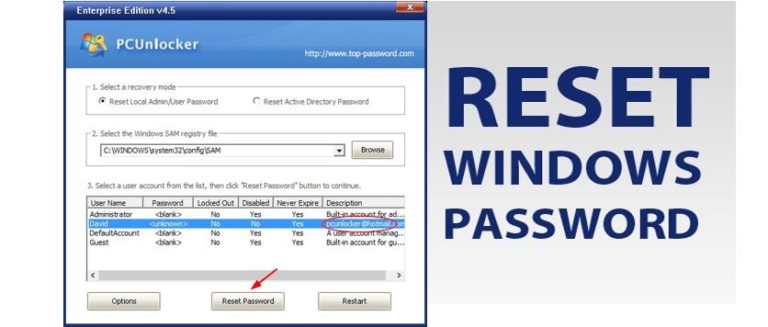 How to Reset Windows 10 Password without Admin Login 2
