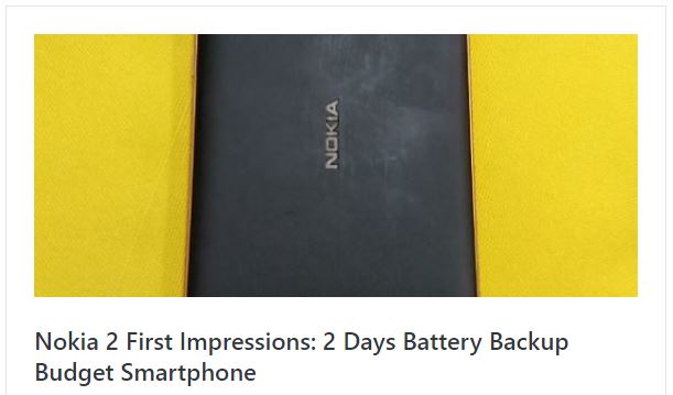 Nokia 2 first impression