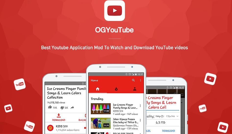Play Youtube with screen off in Background using OGYoutube Android