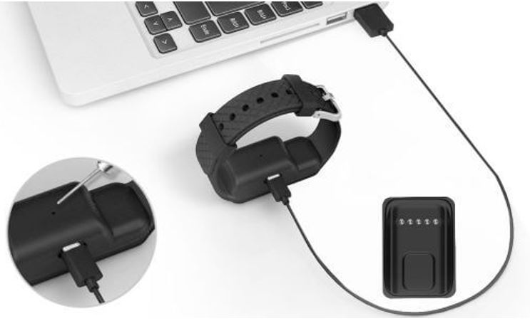 Yogg HR smart tracker charging micro USB
