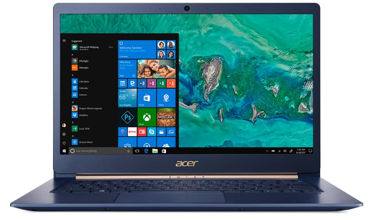 Acer Swift 5 light thin laptop