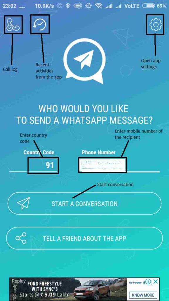 temporary number for whatsapp