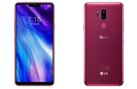 LG G7 smartphone rose