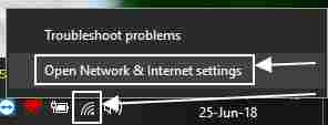 Open Network & Internet setting