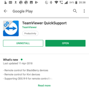 quicksupport play store