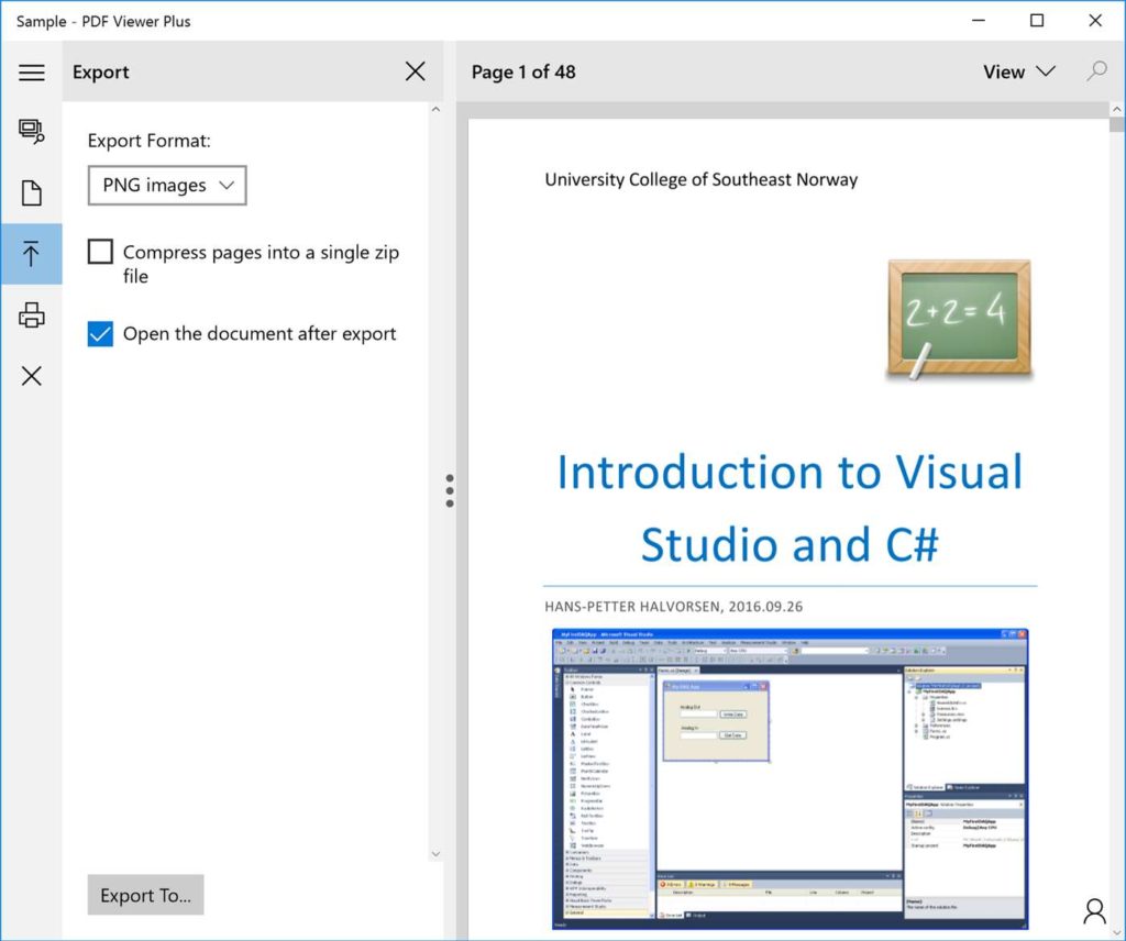 Vovsoft PDF Reader 4.4 for windows instal