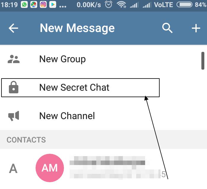 New Secret Chat’