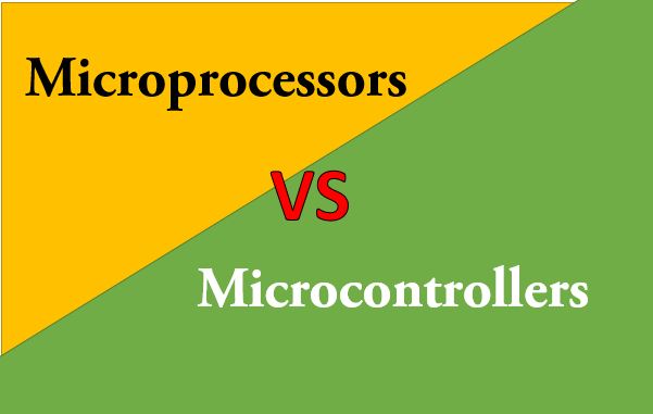 difference between microprocessors and microcontrollers