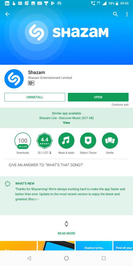 shazam online app