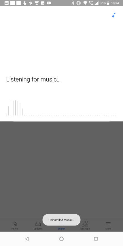 Google Now music detector