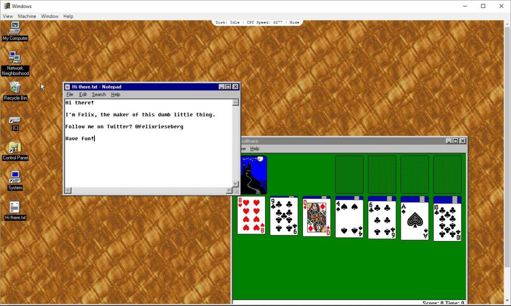 How to run Windows 95 app on a Windows, Mac or Linux - H2S Media