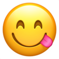 Tongue out with a smile emoji meaning