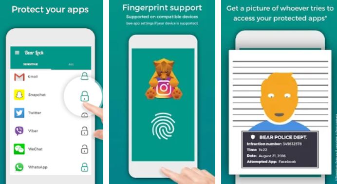 App Lock Locker fingerprint, Parental Control