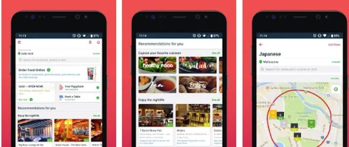 Zomato – Restaurant Finder and Food Delivery App