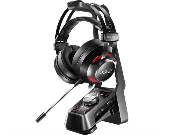 Adata EMIX H30 gaming headset with SOLOX F30 amplifier