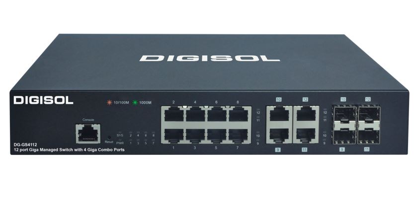DIGISOL launches 8 Port Gigabit Ethernet Smart Managed Switch