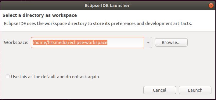 Eclipse IDE launcher