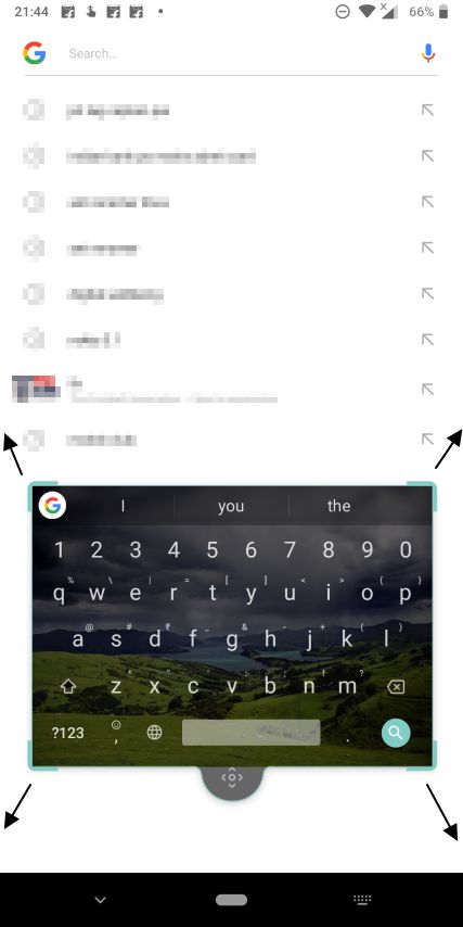 How to activate the floating mode on Google Keyboard or Gboard for seamless 5.