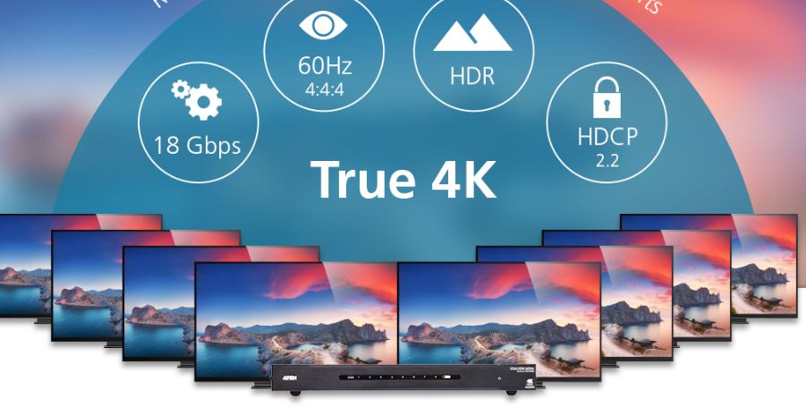 ATEN True 4K Series with HDR for Large Display Ads in India