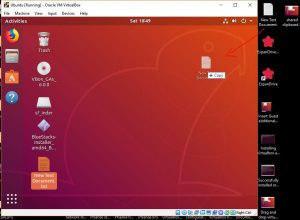 Drag and drop не работает ubuntu