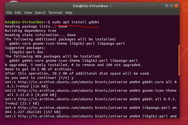 debian install deb package command line
