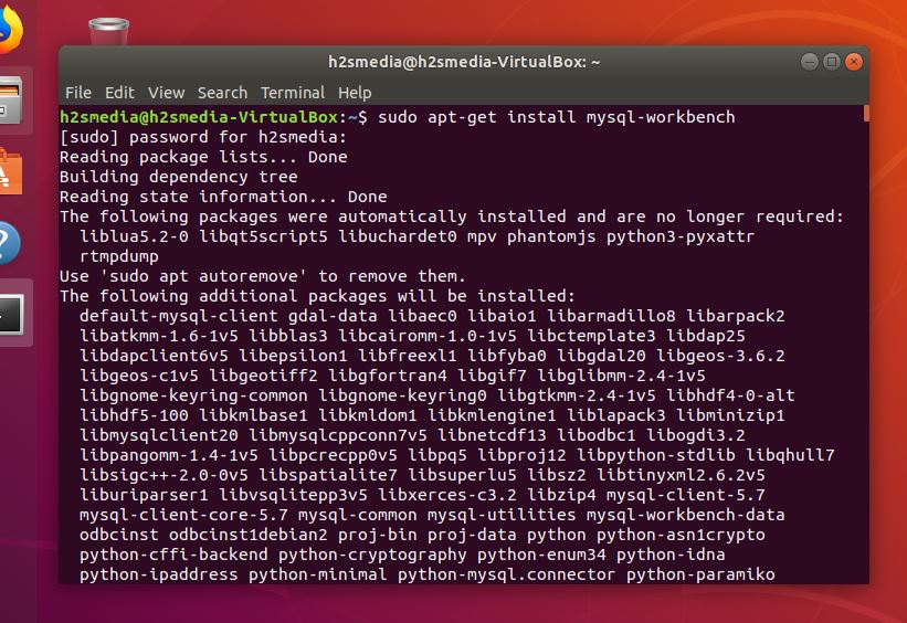after install mysql ubuntu