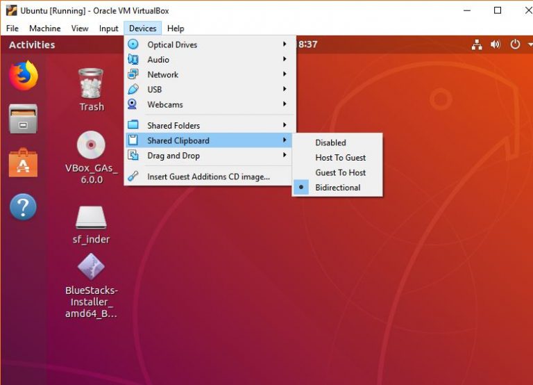 how to use virtualbox on windows with ubuntu