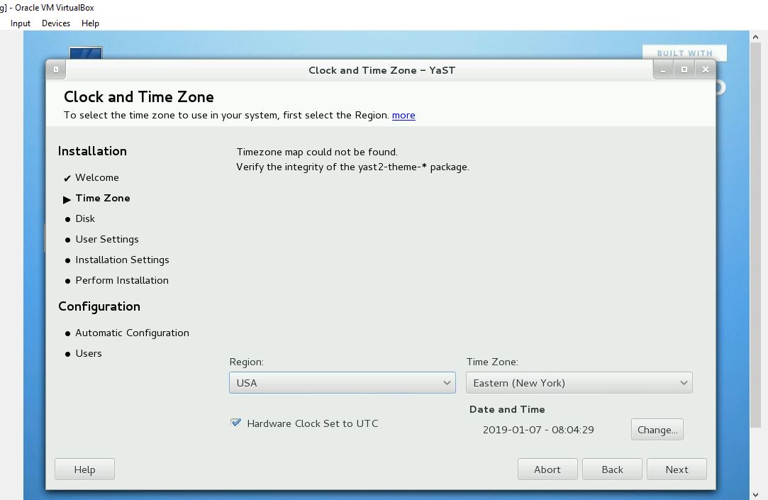Set time CR OS linux