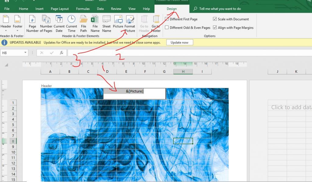 How To Insert Watermark In Excel Picture Or Text H2s Media 3889