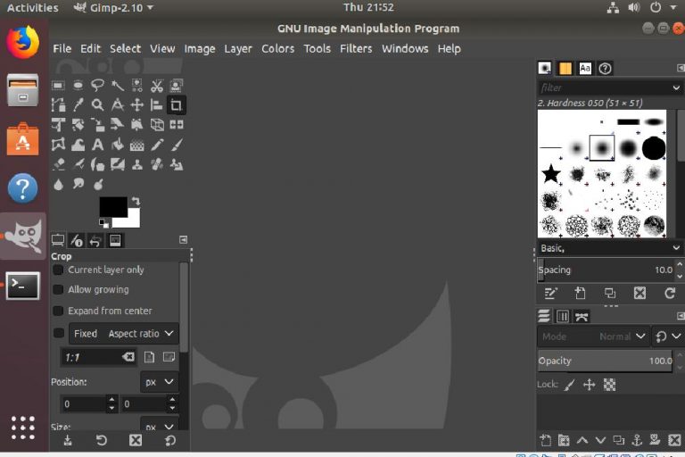 GIMP 2.10 on Ubuntu