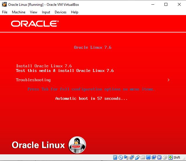 Oracle Linux GUI mode