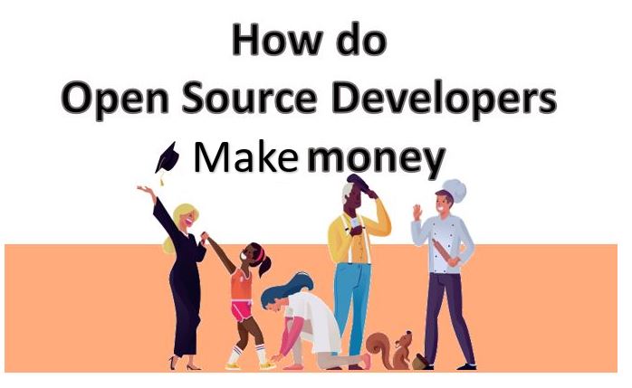 How do open source programmers and developers earn for their developments