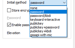 Password authentication