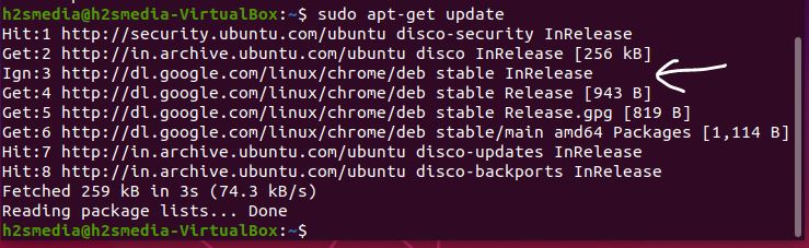 update chrome on Ubuntu