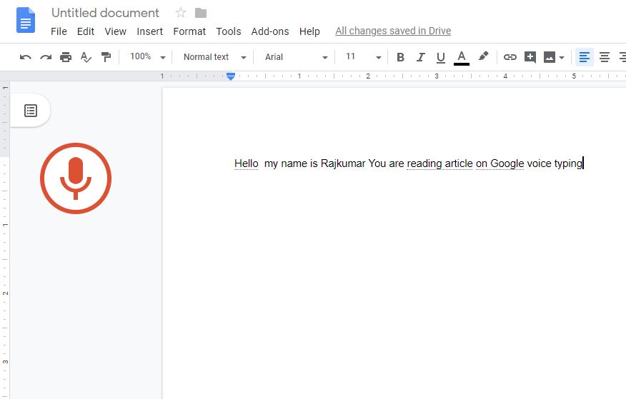 Google Speech To Text For PC Using Google Docs Tutorial H2S Media