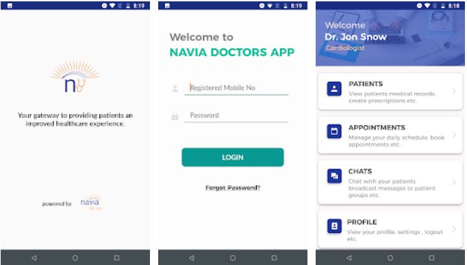 Navia Doctors Patient Engagement Platform