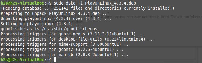 how to use Playonlinux on Linux mint or Ubuntu