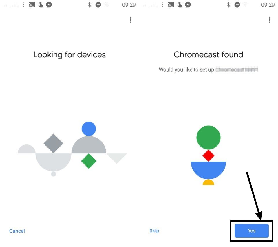 search for Chromecast gen 3