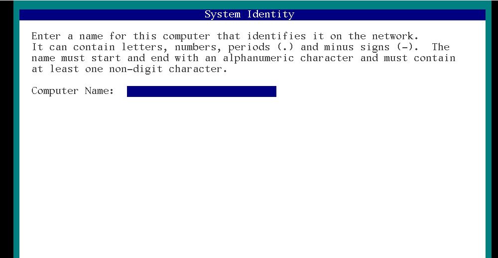 Enter Computer name