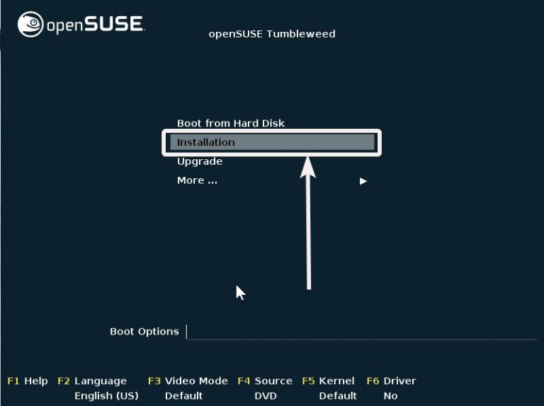 How To Install OpenSUSE Tumbleweed On PC With Bootable USB Drive