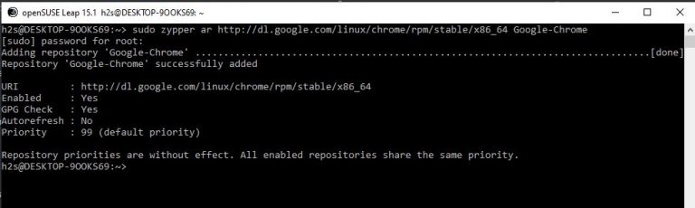 install-chrome-on-opensuse-leap-15-using-command-terminal