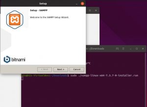 start xampp ubuntu terminal