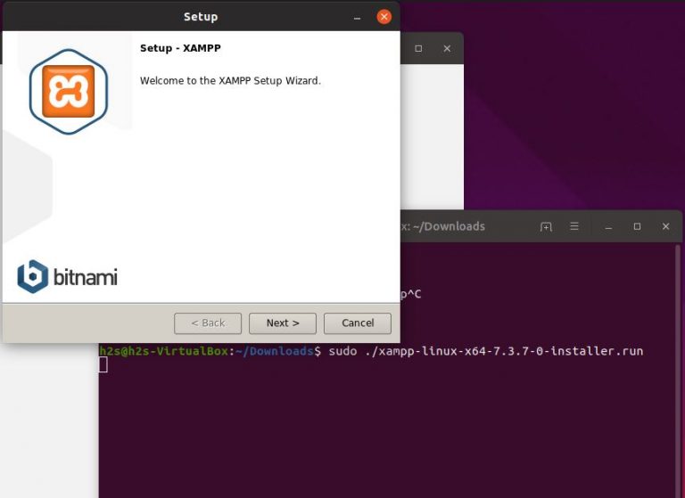 run xampp ubuntu