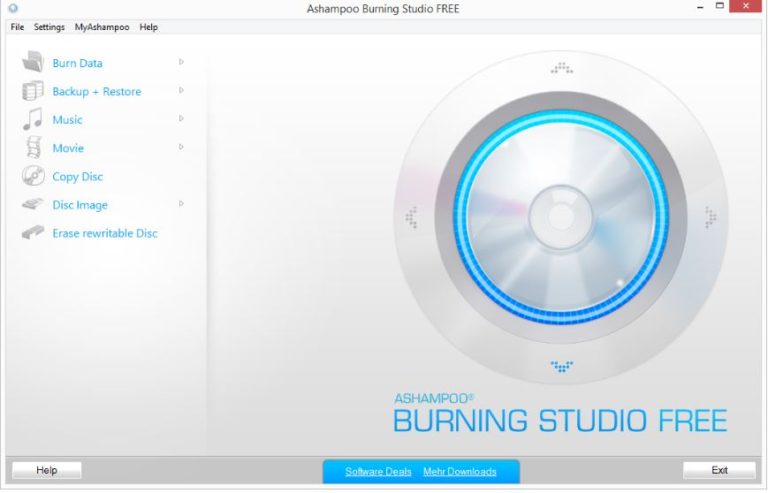 Ashampoo Burning Studio FREE DVD burning software